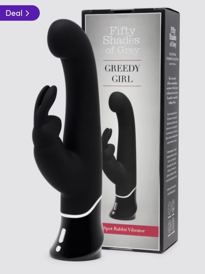 Fifty Shades Of Grey Greedy Girl G-Spot Rabbit Vibrator